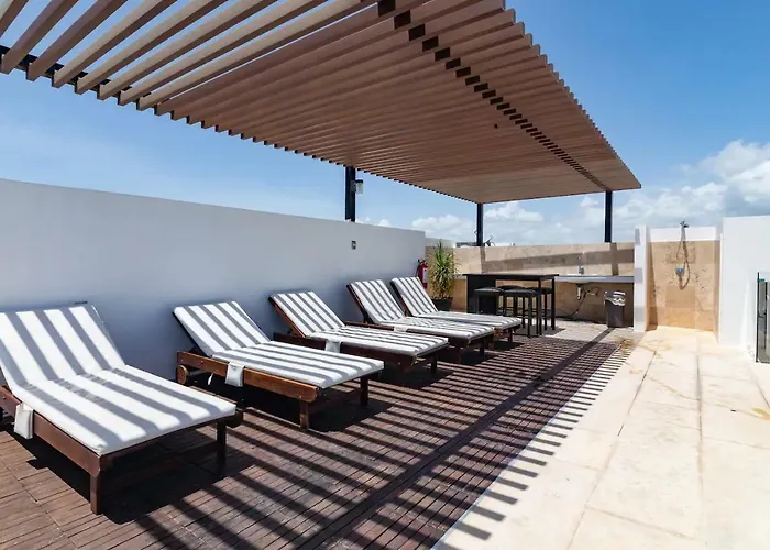2br Oasis W Rooftop Pool & Ocean View - Apartment *