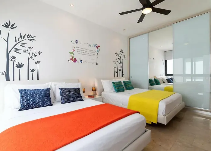 2br Oasis W Rooftop Pool & Ocean View - Playa del Carmen